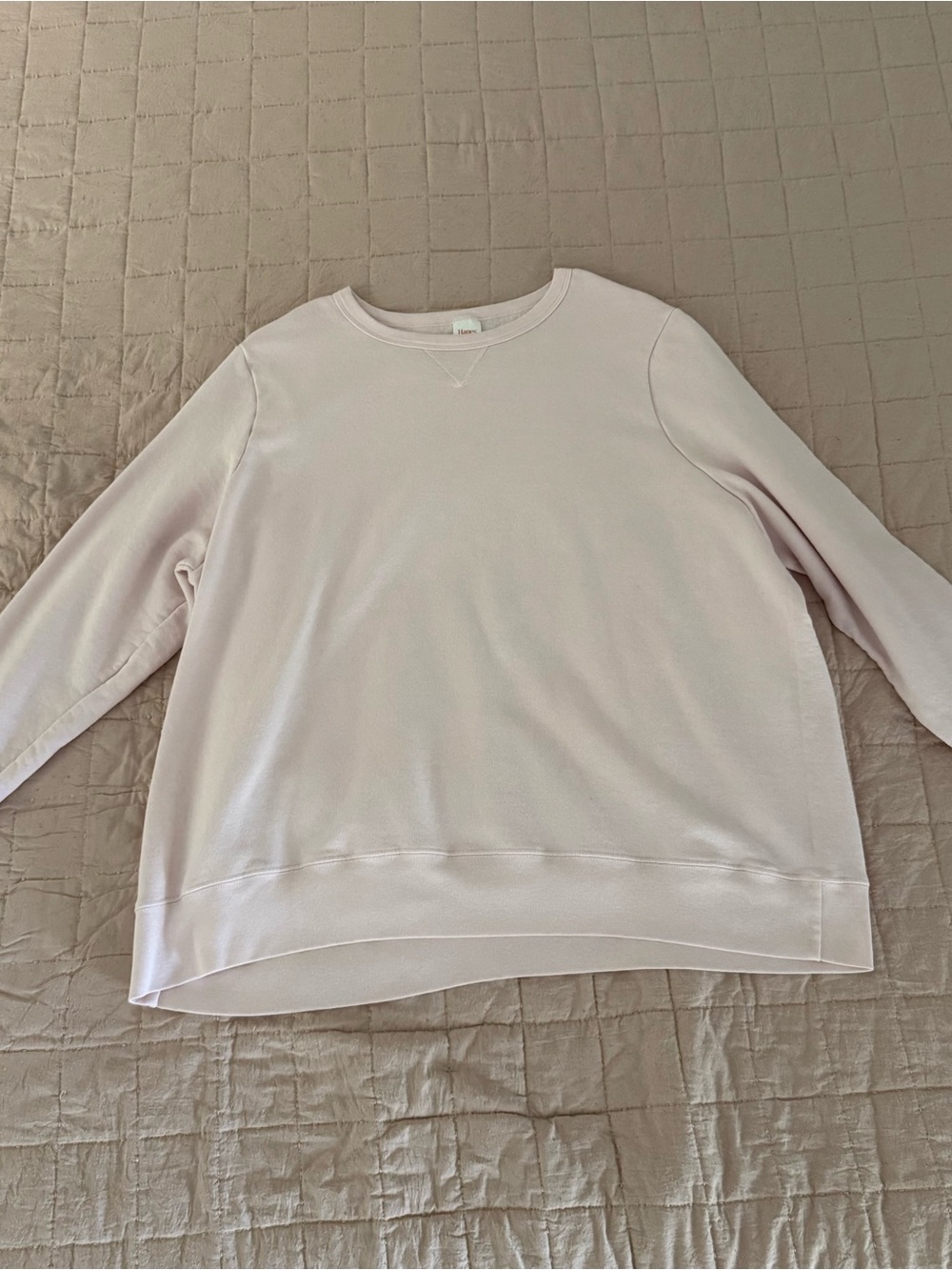 Light Blush Pink Crewneck Sweatshirt